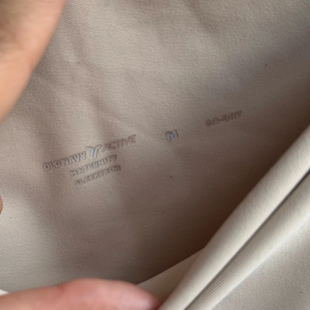 NWOT Active Cream Women's Maternity Pants | Medium - Picture 3 of 4